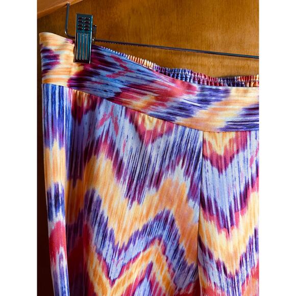 Sharagano Women's Wide Leg Palazzo Pants Fun Design Size Medium - Picture 5 of 9